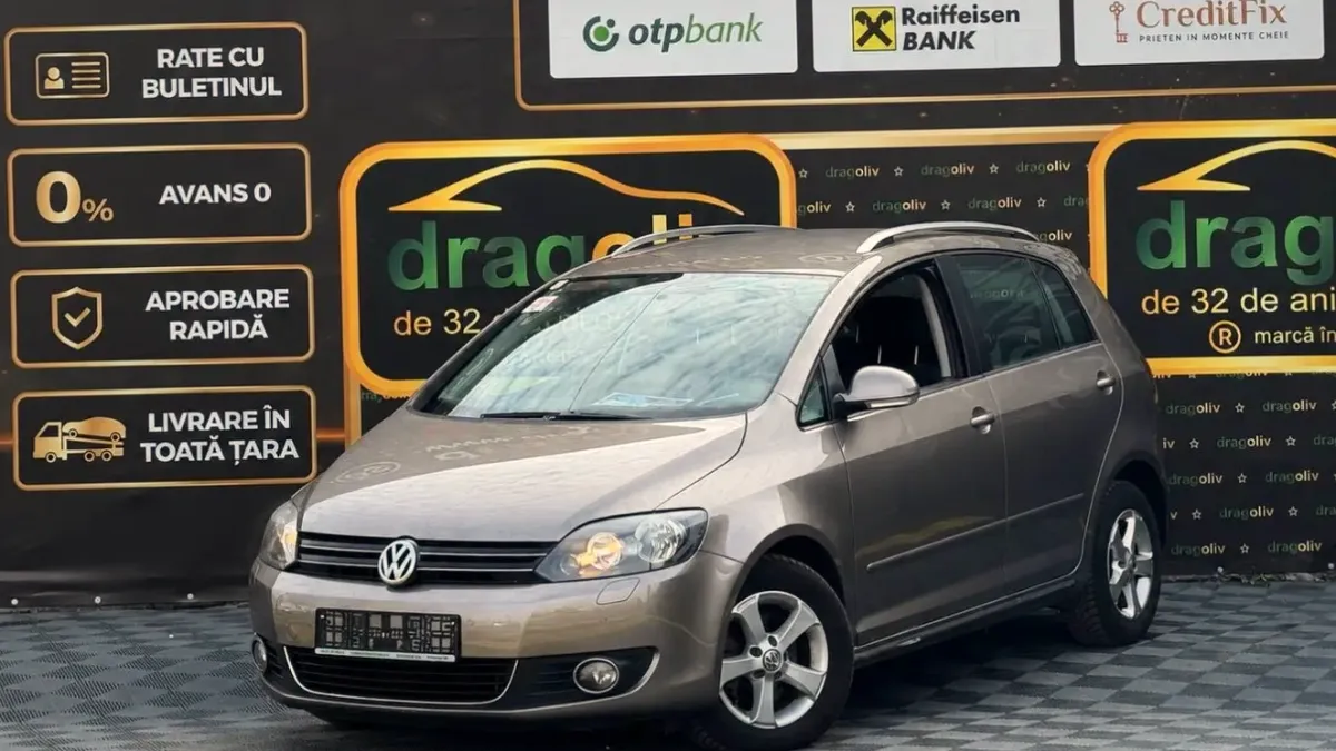 Golf Plus 2010 cu rulaj sub 120.000 km, preț 6.499 euro