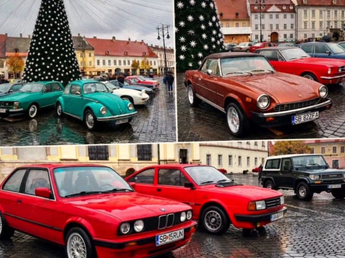 La Retro Parada Toamnei din Sibiu s-au adus 57 de mașini de epocă