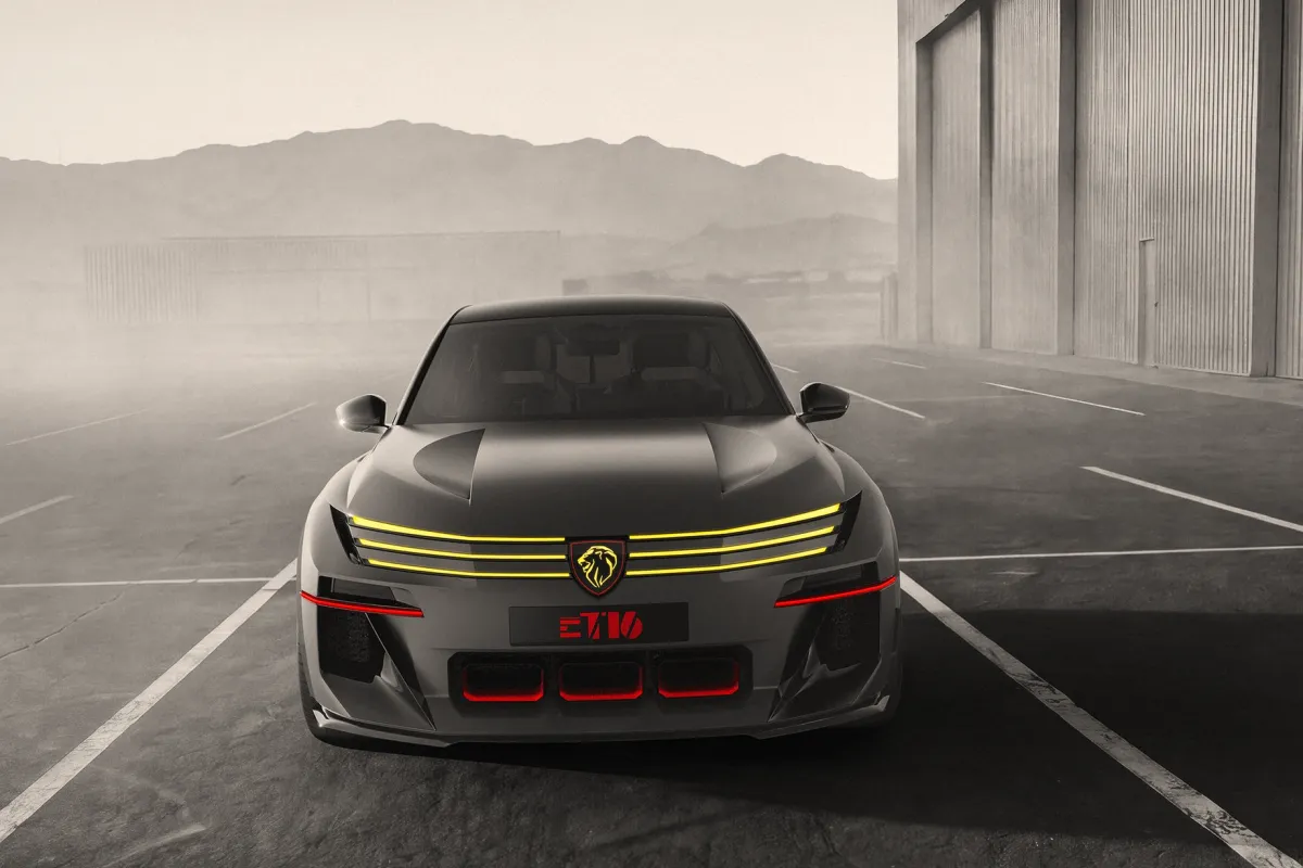 Peugeot E-T16 Concept: 3 motoare, 816 CP, 0-100 km/h în 2,5 secunde
