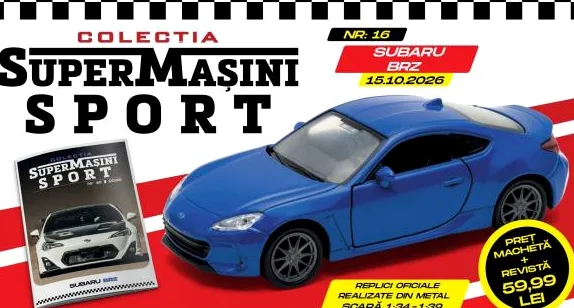 Subaru BRZ, născut din colaborarea cu Toyota